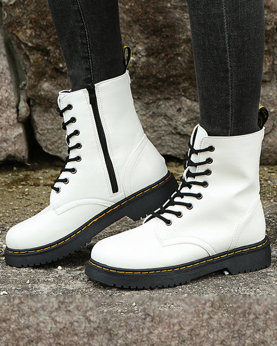 Mid-calf Winter Boots with Zipper for Women