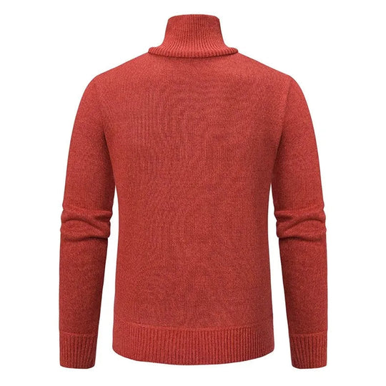 Modern Quarter-Zip Sweater with Pocket for Men