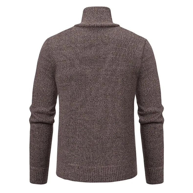 Modern Quarter-Zip Sweater with Pocket for Men