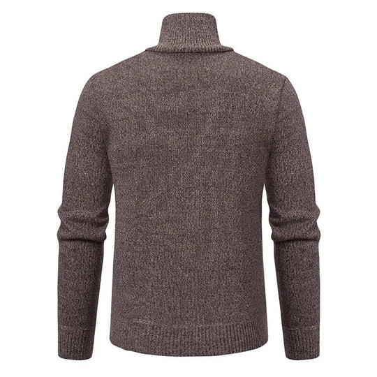 Modern Quarter-Zip Sweater with Pocket for Men