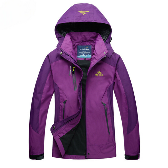 Breathable Outdoor Jacket with Hood for Women