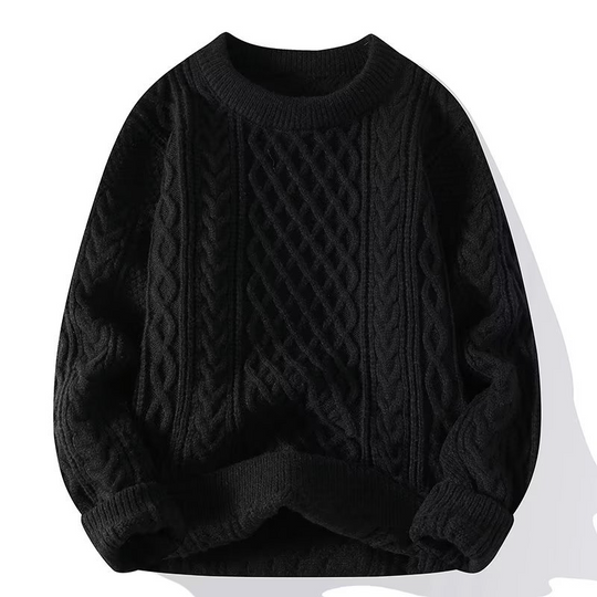 Comfortable Crewneck Knit Pullover for Women