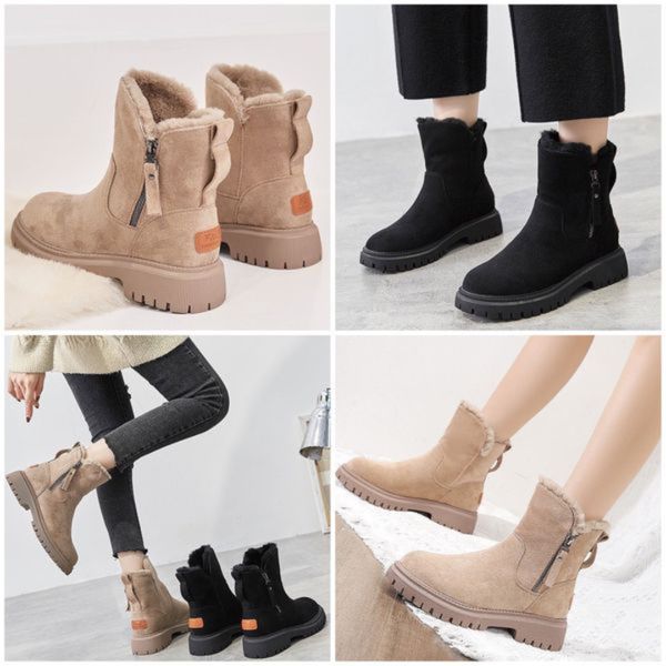 Ankle Fleece Snow Boots for Women