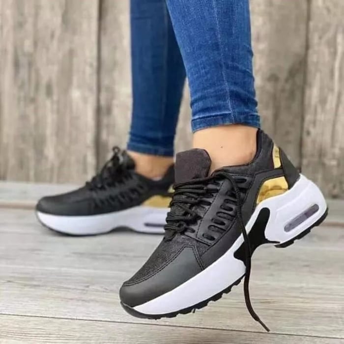 Breathable Lace Up Sneakers for Women