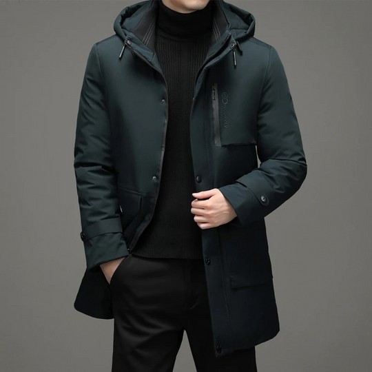 Waterproof Hooded Winter Parka for Men