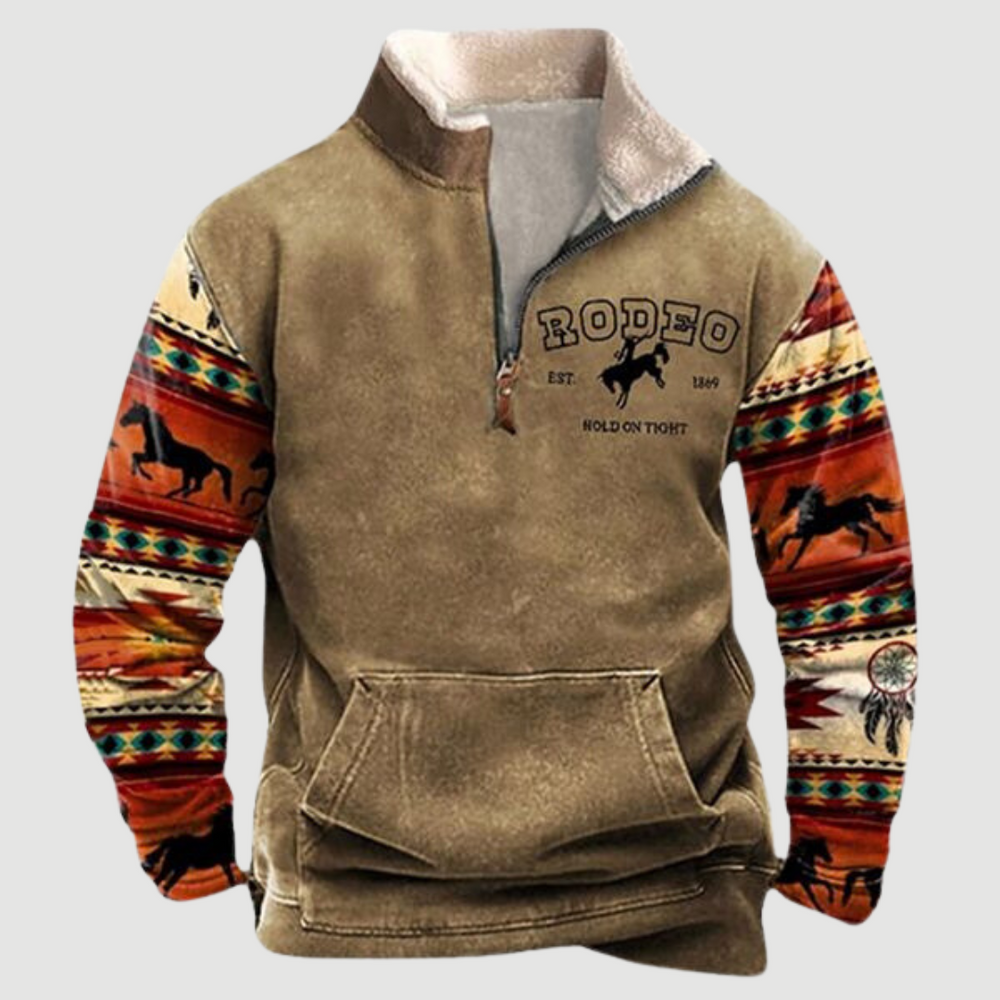 Vintage Fleece Jumper for Men