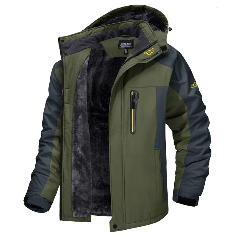 Waterproof Jacket with Hood for Men