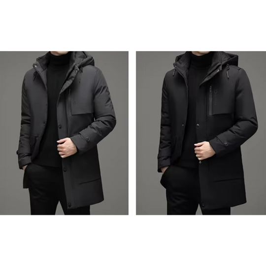 Waterproof Hooded Winter Parka for Men