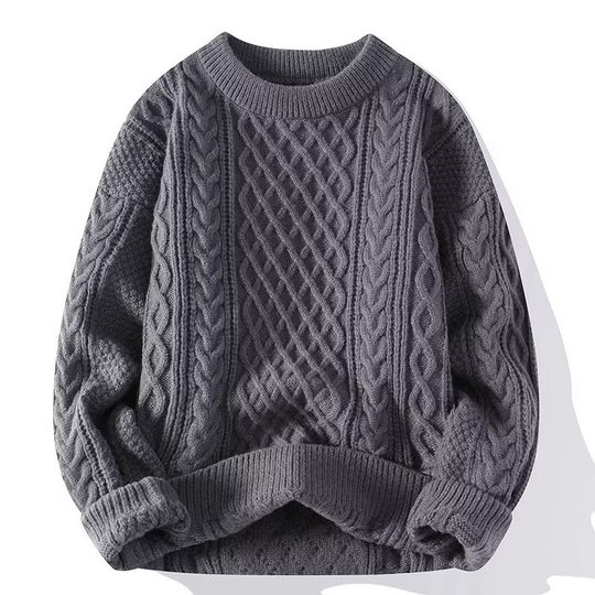 Comfortable Crewneck Knit Pullover for Women