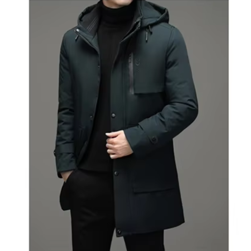 Waterproof Hooded Winter Parka for Men