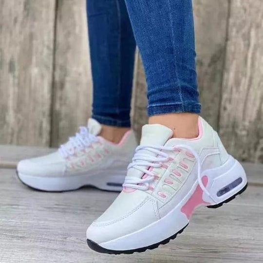 Breathable Lace Up Sneakers for Women