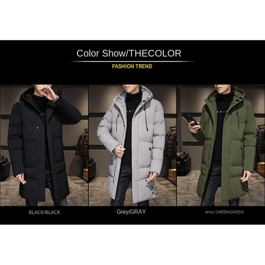 Waterproof Long Winter Parka for Men