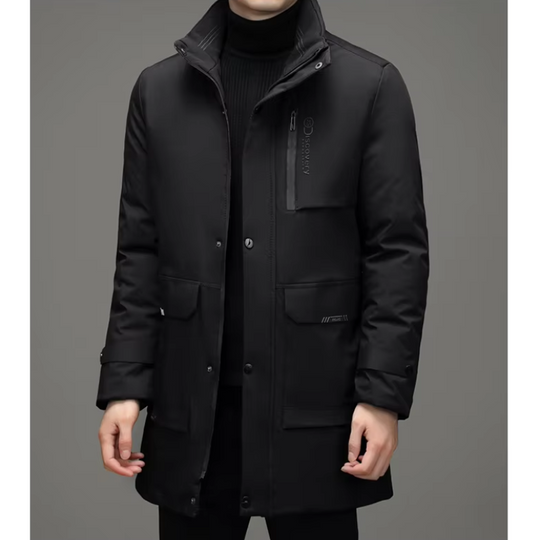 Waterproof Hooded Winter Parka for Men