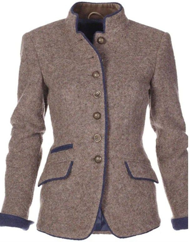 Elegant Buttoned Jacket for Women