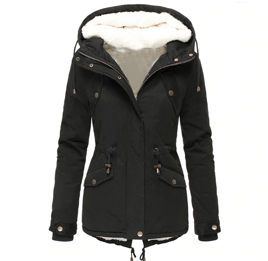 Windproof Long Winter Jacket for Women