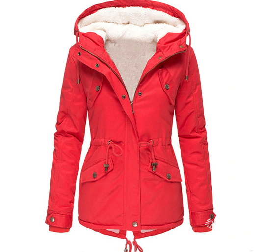 Windproof Long Winter Jacket for Women