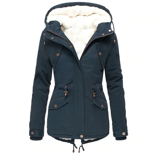 Windproof Long Winter Jacket for Women