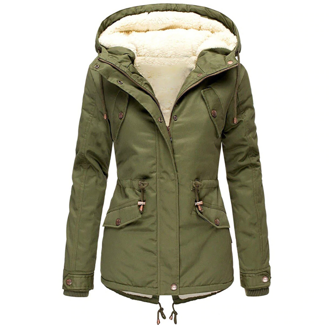 Windproof Long Winter Jacket for Women