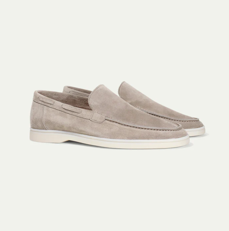 Classic Suede Slip-On Loafers for Men