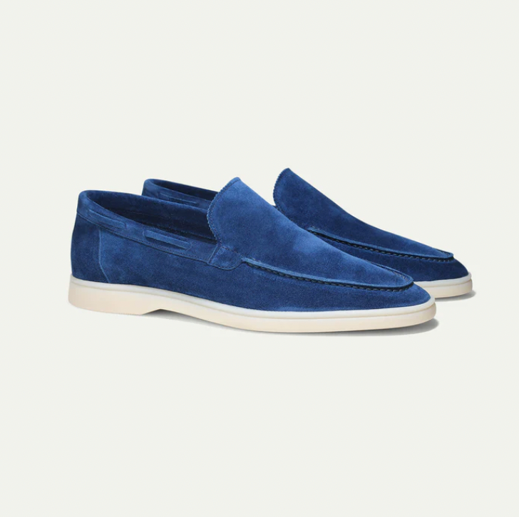 Classic Suede Slip-On Loafers for Men