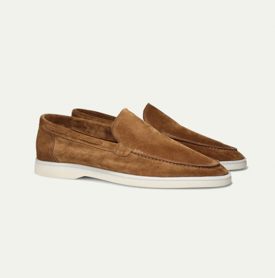 Classic Suede Slip-On Loafers for Men