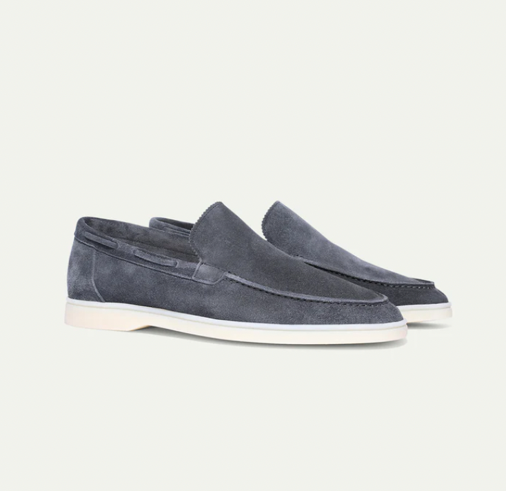 Classic Suede Slip-On Loafers for Men