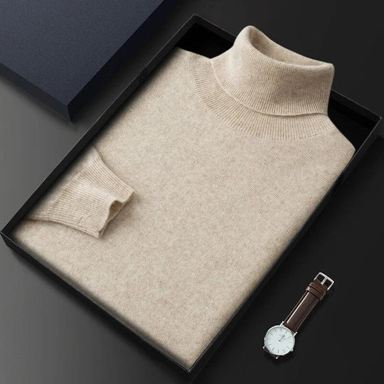 Casual Turtleneck Jumper for Men