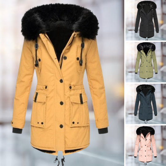 Fur Collar Coat for Women