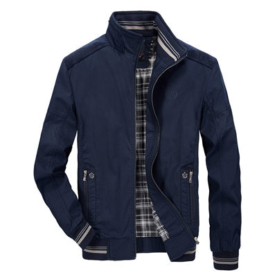 Lightweight Stand Collar Jacket for Men