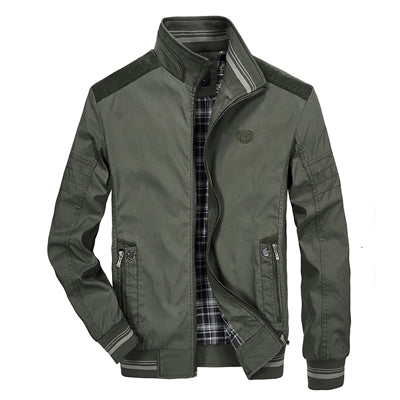 Lightweight Stand Collar Jacket for Men