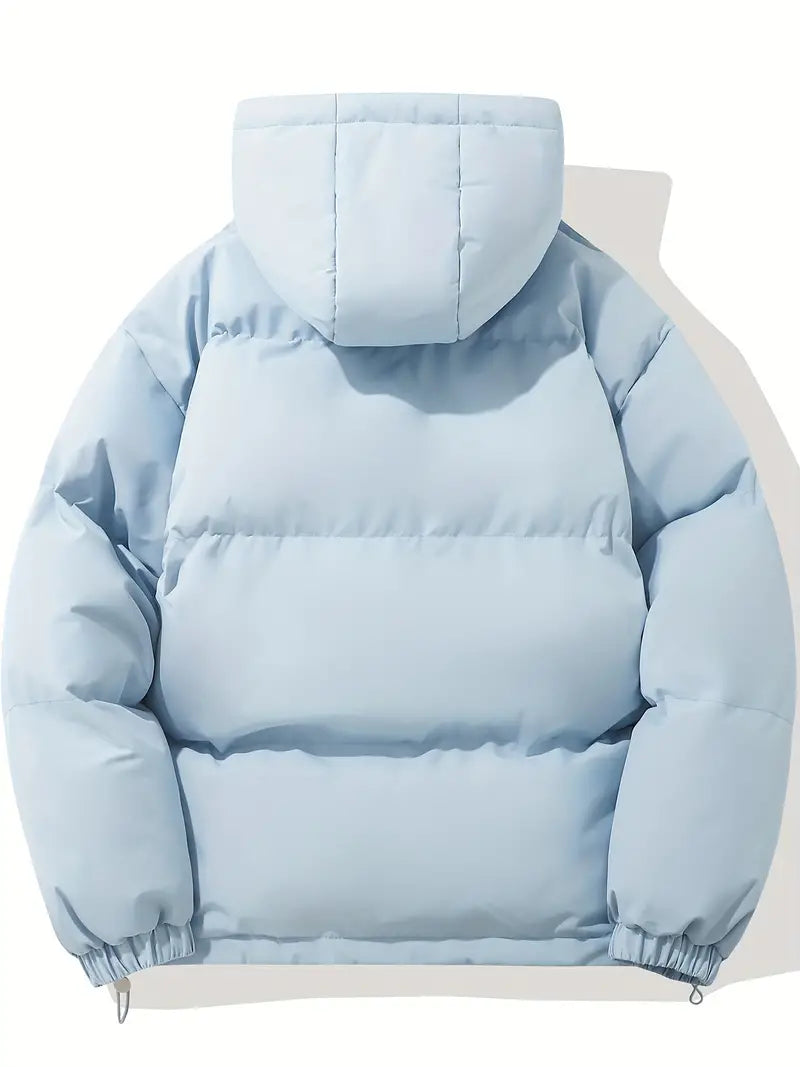 Winter Puffer Jacket with Hood for Women