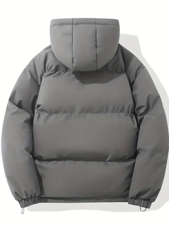 Winter Puffer Jacket with Hood for Women