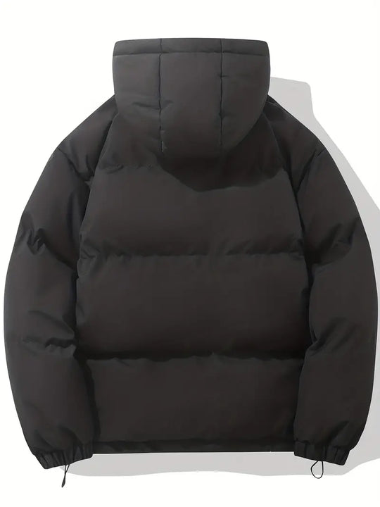 Winter Puffer Jacket with Hood for Women