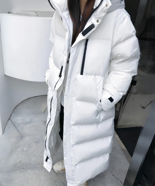 Waterproof Padded Long Jacket for Women