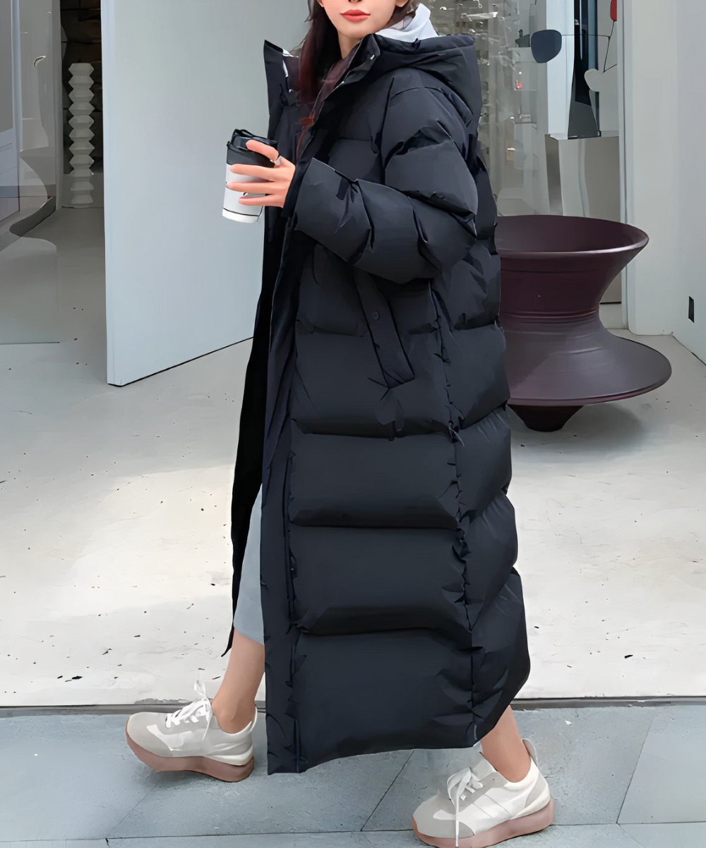 Waterproof Padded Long Jacket for Women