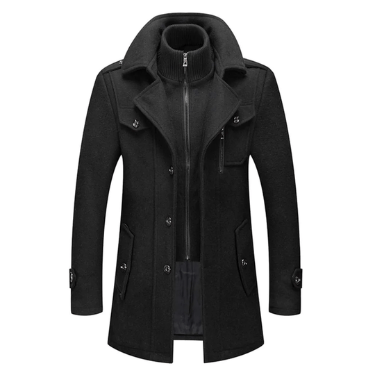 Thickened Lapel Winter Coat for Men