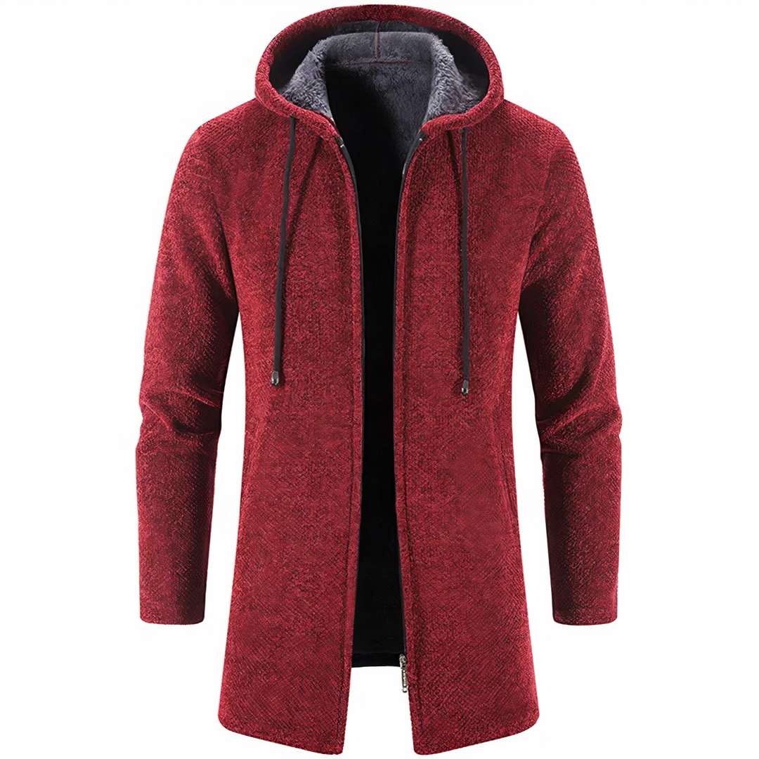 Turn-down Hoodie Winter Coat for Men