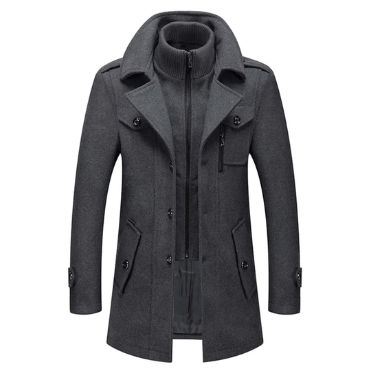 Thickened Lapel Winter Coat for Men