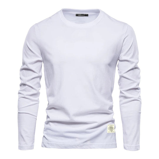 Modern Plain Long Sleeve Shirt for Men