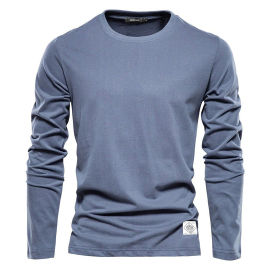 Modern Plain Long Sleeve Shirt for Men