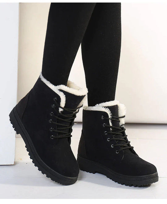 Warm Plush Snow Boots for Women