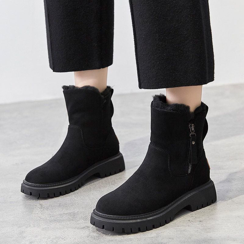 Ankle Fleece Snow Boots for Women