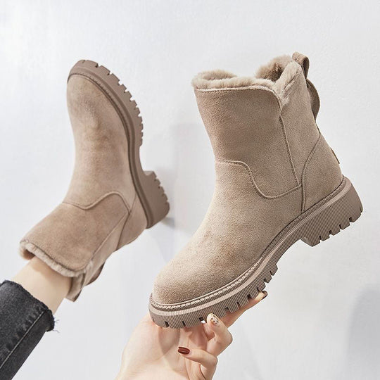 Ankle Fleece Snow Boots for Women