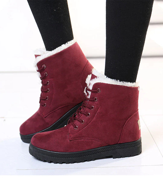 Warm Plush Snow Boots for Women