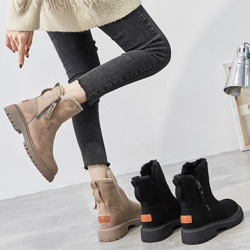 Ankle Fleece Snow Boots for Women