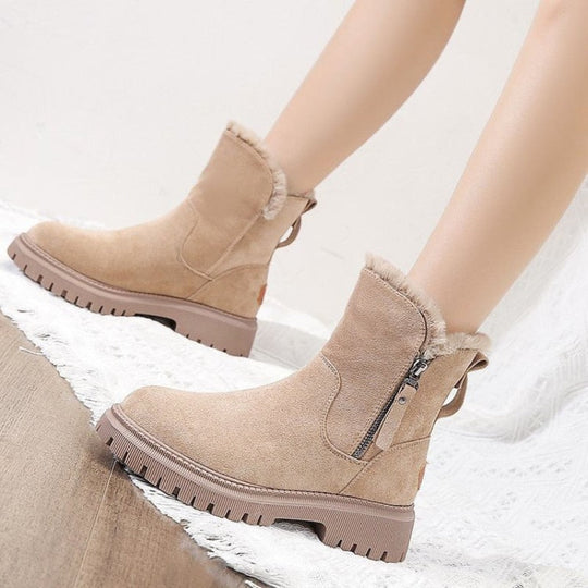 Ankle Fleece Snow Boots for Women