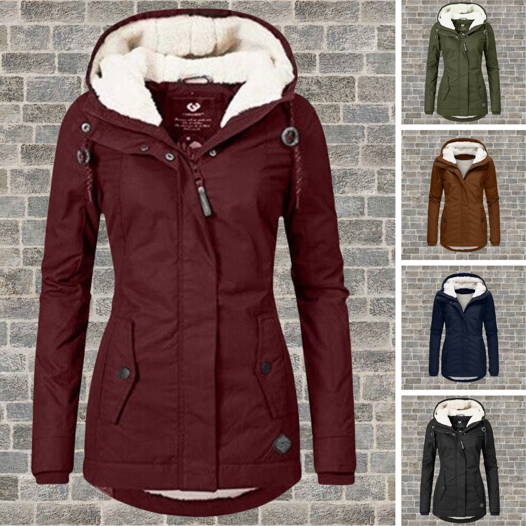 Soft-Lined Winter Coat for Women