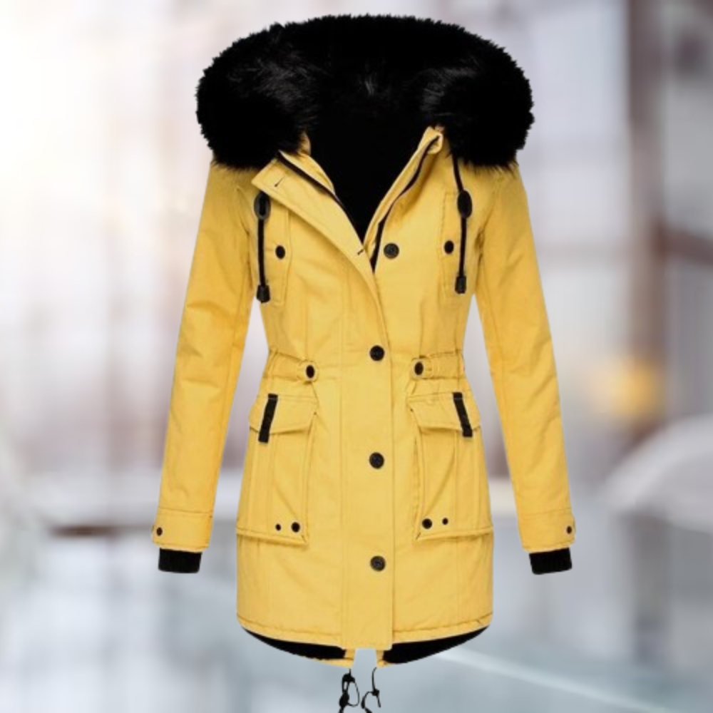 Fur Collar Coat for Women