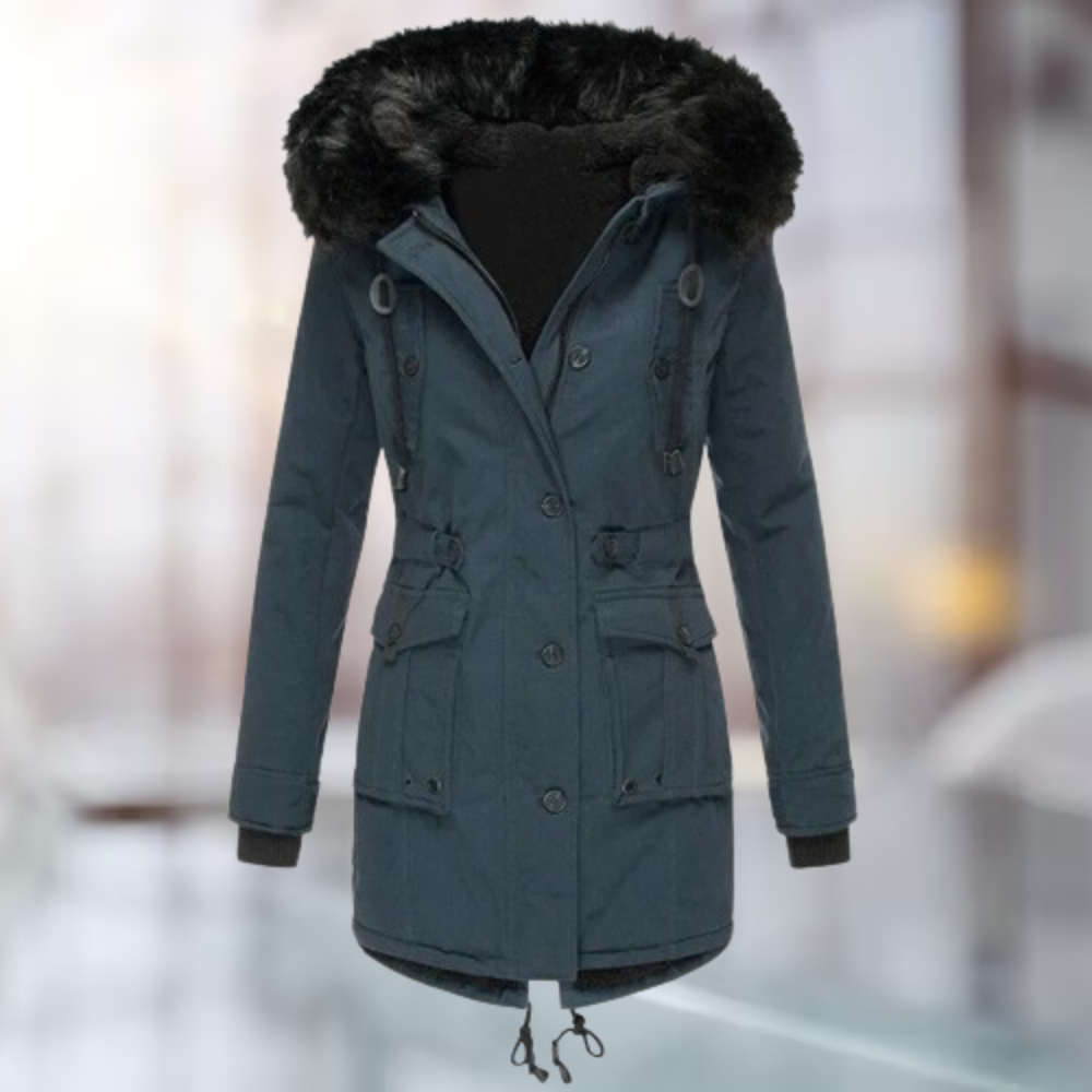 Fur Collar Coat for Women