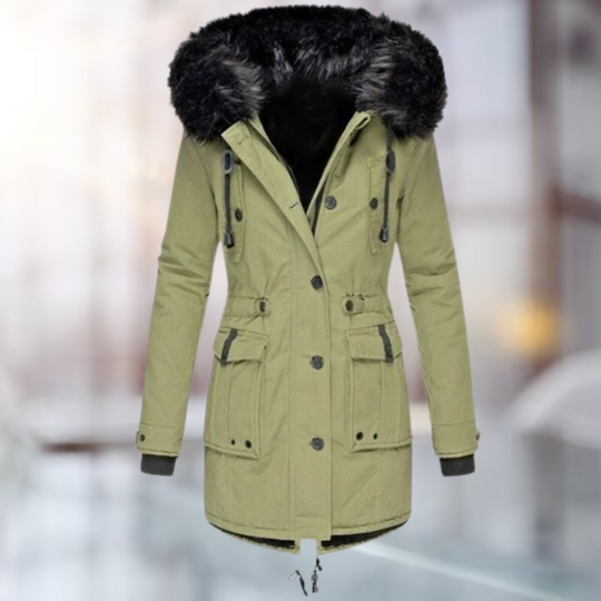 Fur Collar Coat for Women